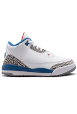 Jordan K Jordan 3 Retro Bp- White/Varsity Red True Blue Ce