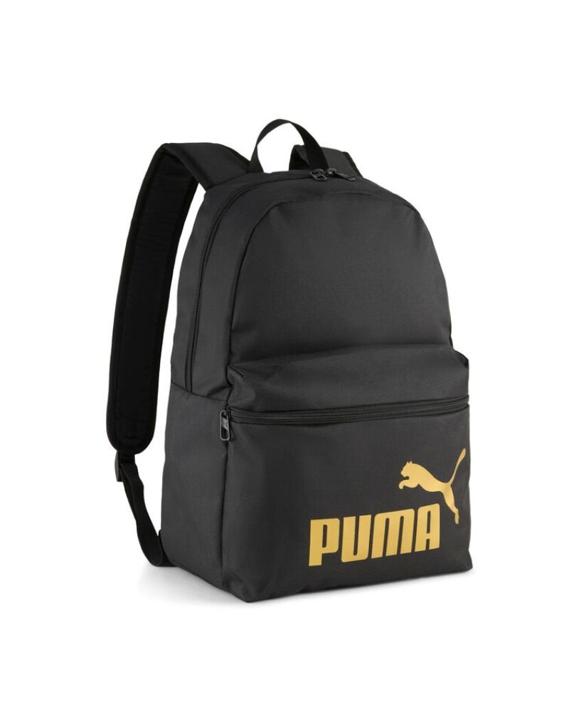 Puma Puma Phase Backpack- Black-Gold-No.1 Logo