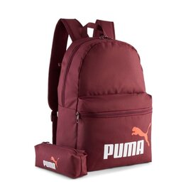 Puma Puma Phase Backpack Set- Ruby Shimmer-Glowing Red