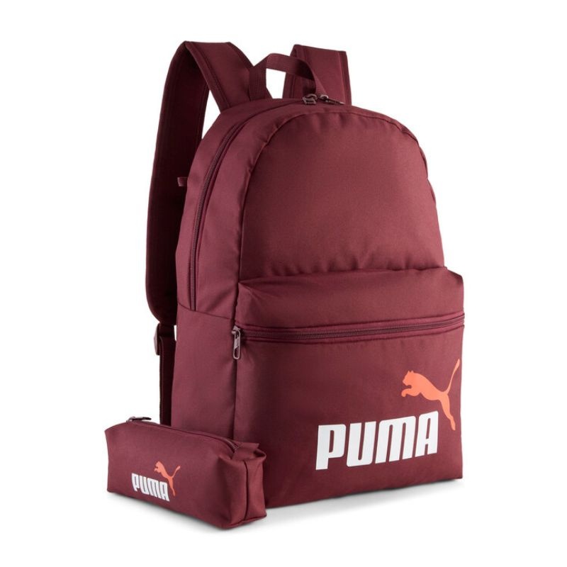 Puma Puma Phase Backpack Set- Ruby Shimmer-Glowing Red