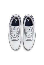 Jordan Air Jordan 3 Retro- White/Navy/Grey