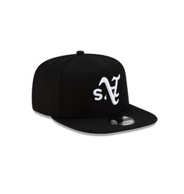 New Era 950Af Flat Oakath Upside Down2 Blk White
