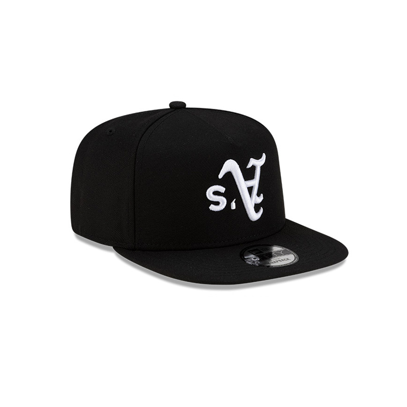 New Era 950Af Flat Oakath Upside Down2 Blk White