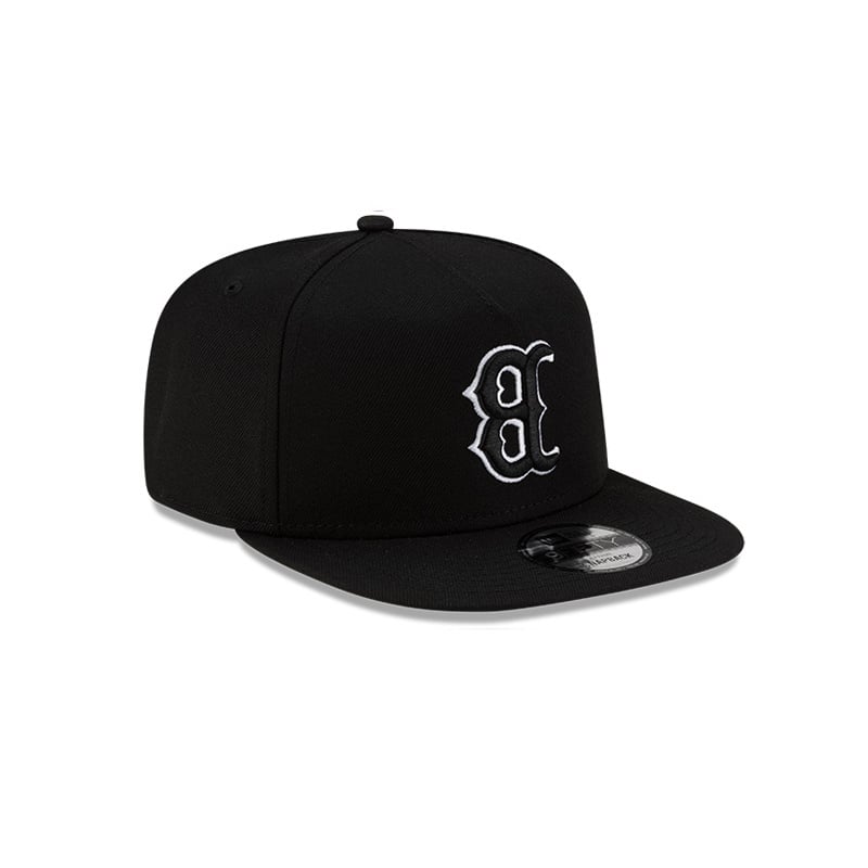 New Era 950Af Flat Bosred Upside Down2 Blk White