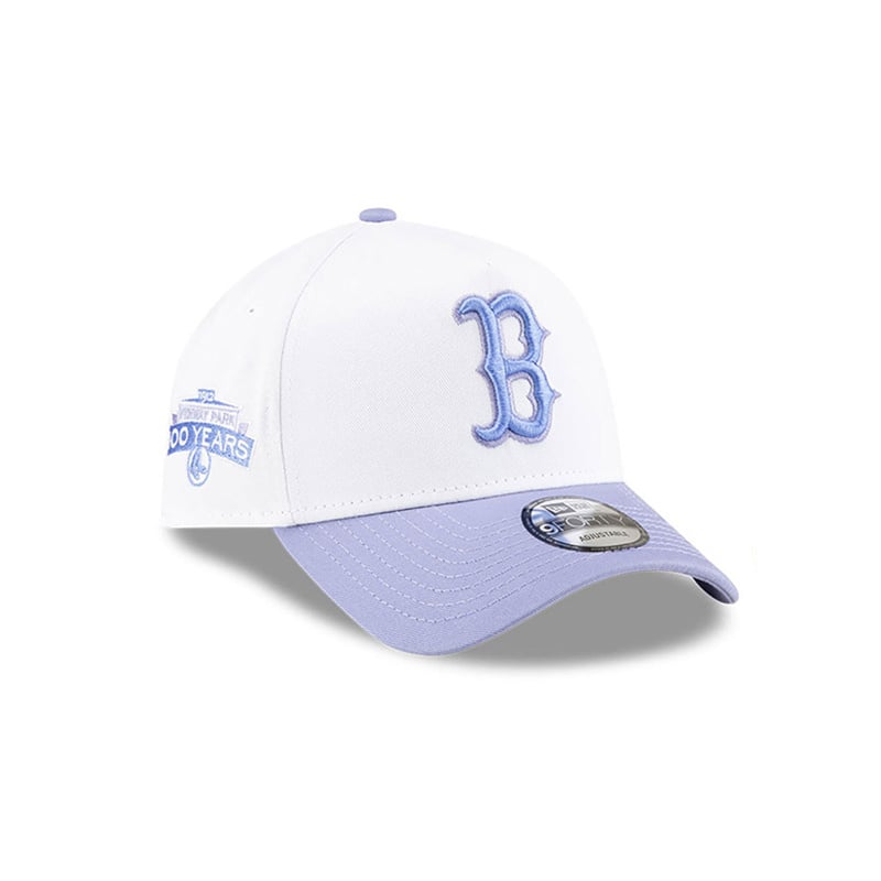 New Era 940 Aframe Bosredco White Lavender