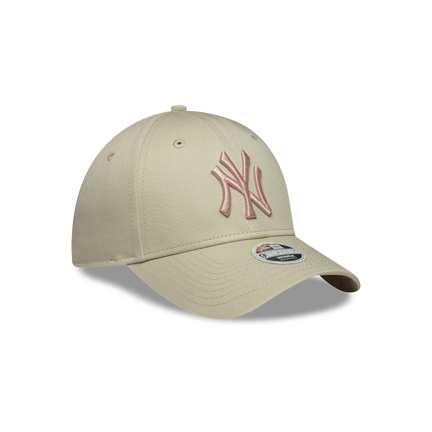 New Era 9Forty New York Yankees Cap- Beige/Light Pink