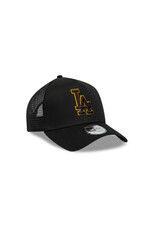 New Era Los Angeles Dodgers 9FORTY Outline EF Trucker Cap- Black