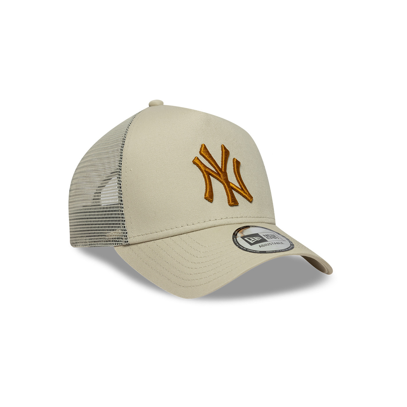 New Era New York Yankees Trucker- Beige/Gold