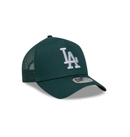 New Era LA Dodgers MLB 9FORTY A-Frame Trucker Cap- Dark Green