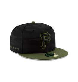 New Era MLB 5950 Pittsburgh Pirates - Black/Olive