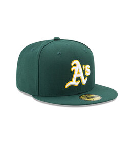New Era Oakland Athletics Authentic Collection 59FIFTY Cerrada- Green/Yellow