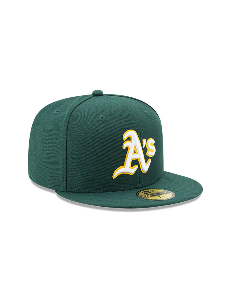 New Era Oakland Athletics Authentic Collection 59FIFTY Cerrada- Green/Yellow