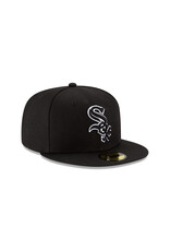 New Era 59fifty Hat Chicago White Sox- Black White