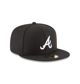 New Era New Era 59FIFTY Atlanta Braves-Black/White