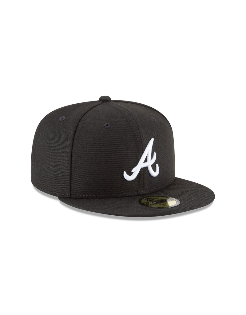 New Era New Era 59FIFTY Atlanta Braves-Black/White