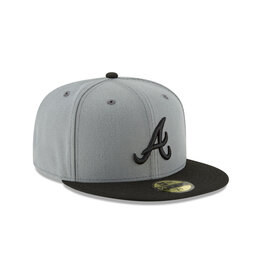 New Era 59FIFTY Atlanta Braves 2-Toned- Grey/Black
