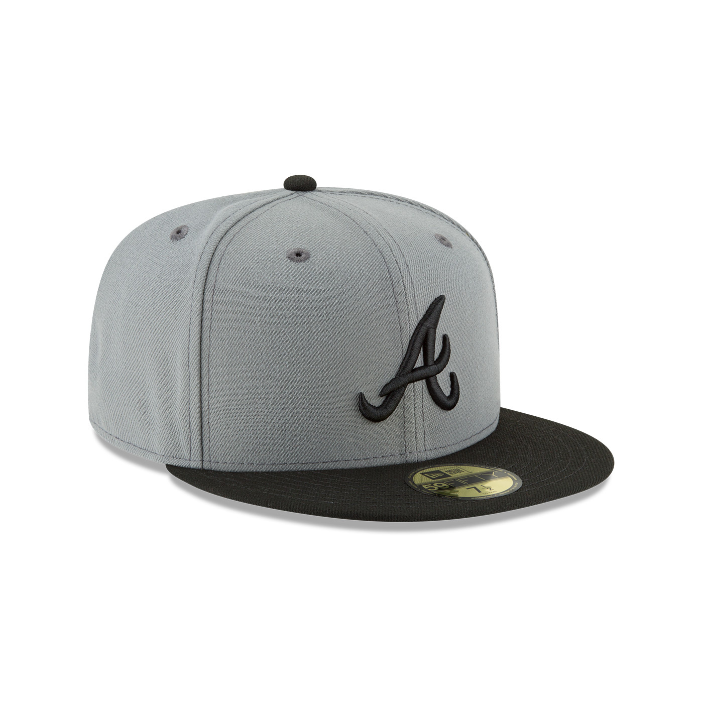 New Era 59FIFTY Atlanta Braves 2-Toned- Grey/Black