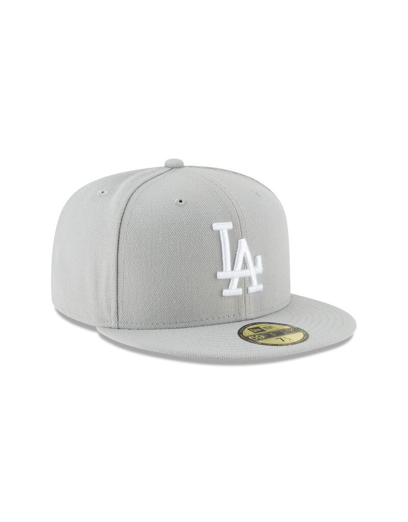New Era 59FIFTY Los Angeles Dodgers-Lt Grey/White