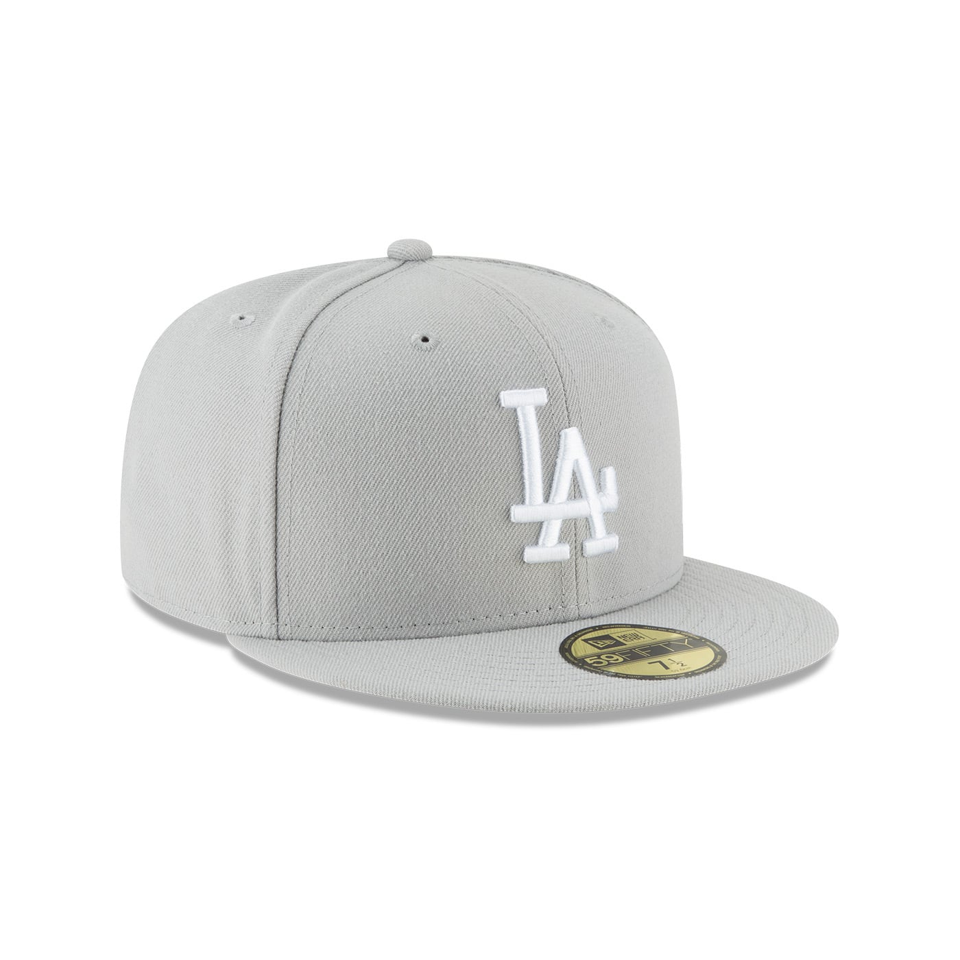 New Era 59FIFTY Los Angeles Dodgers-Lt Grey/White