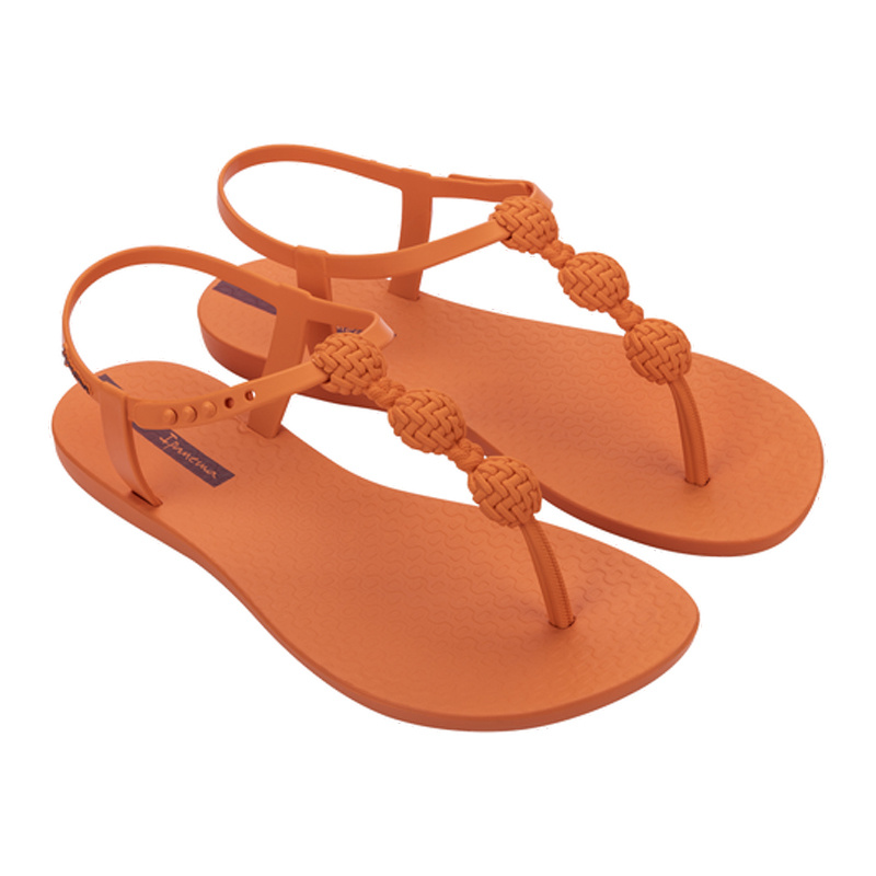 Ipanema Ipanema Class Posh Sandal Fem - Orange/Orange/Burgundy