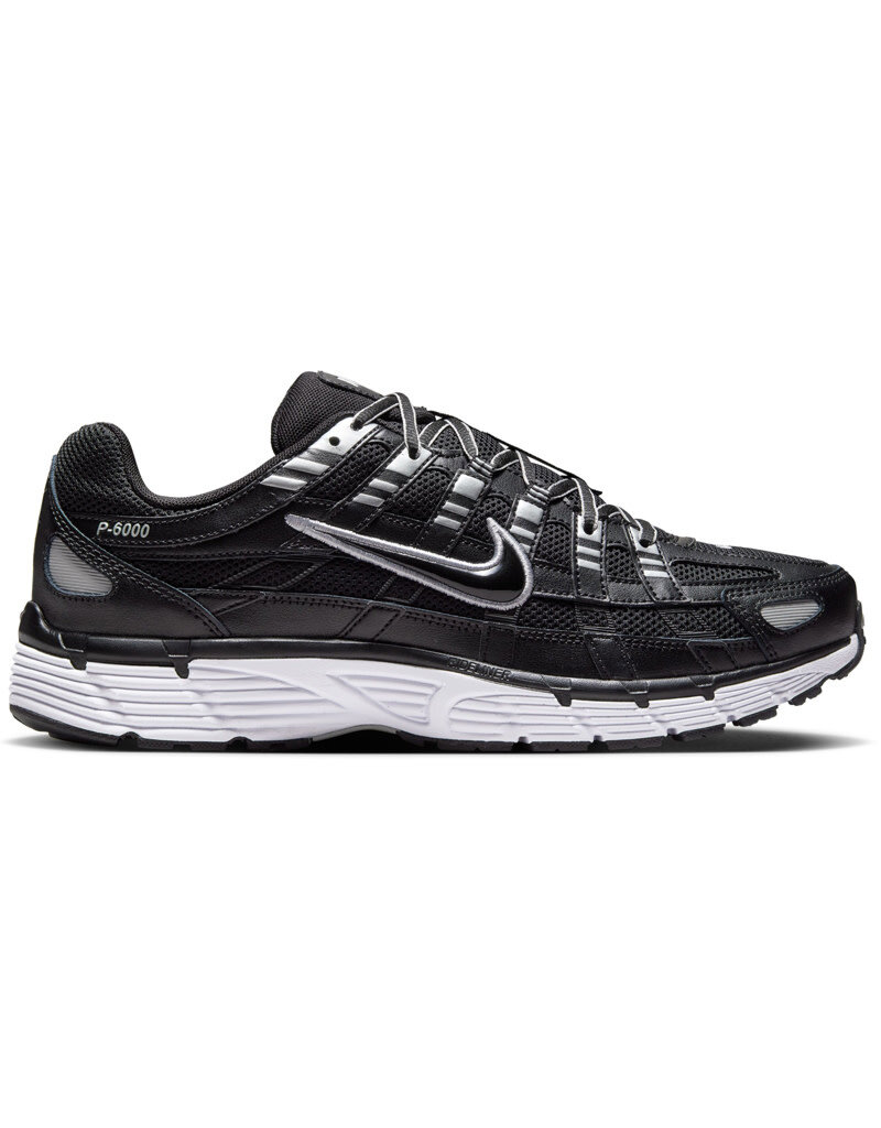 Nike Nike P-6000- Black/Black White Mtlc Silver