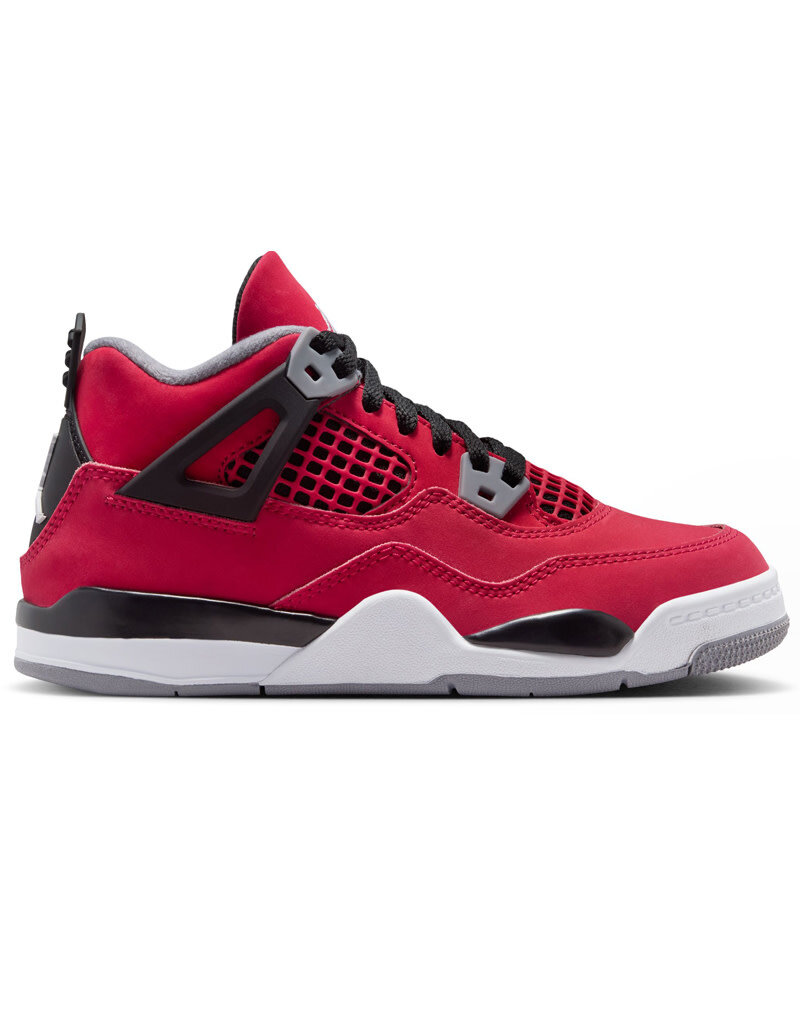Jordan Jordan 4 Retro Bp- Fire Red/White-Black-Cement Gr