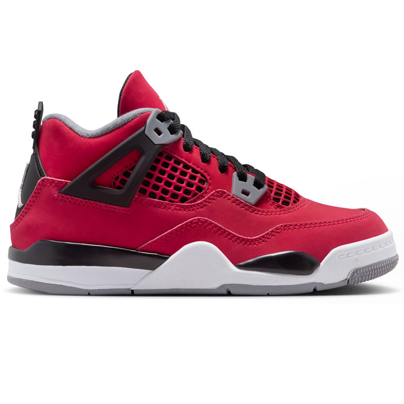 Jordan Jordan 4 Retro Bp- Fire Red/White-Black-Cement Gr