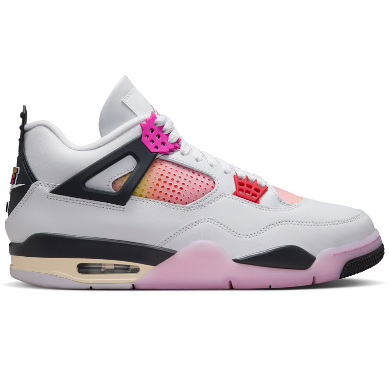 Jordan Air Jordan 4 Retro- Off White/Multi-Color