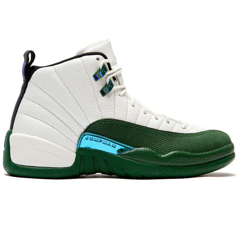 Jordan Air Jordan 12 Retro- White/Multi Color
