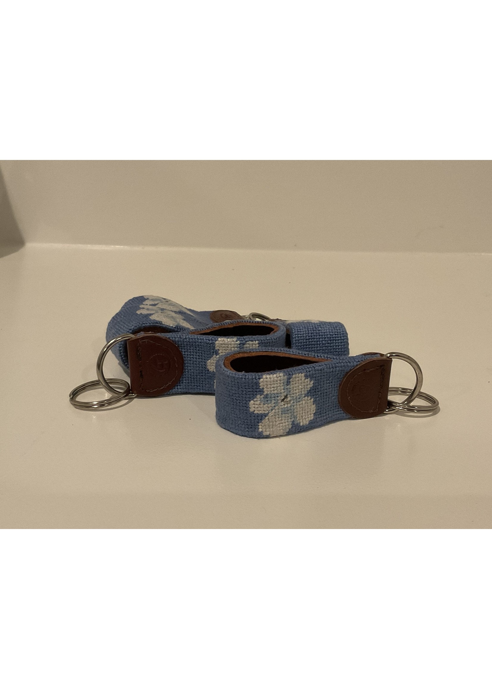 Jordans Forget Me Not Needlepoint Keyfob