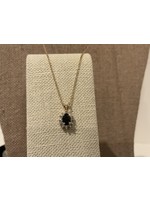 Jordans Sapphire & Diamond Pendant Necklace