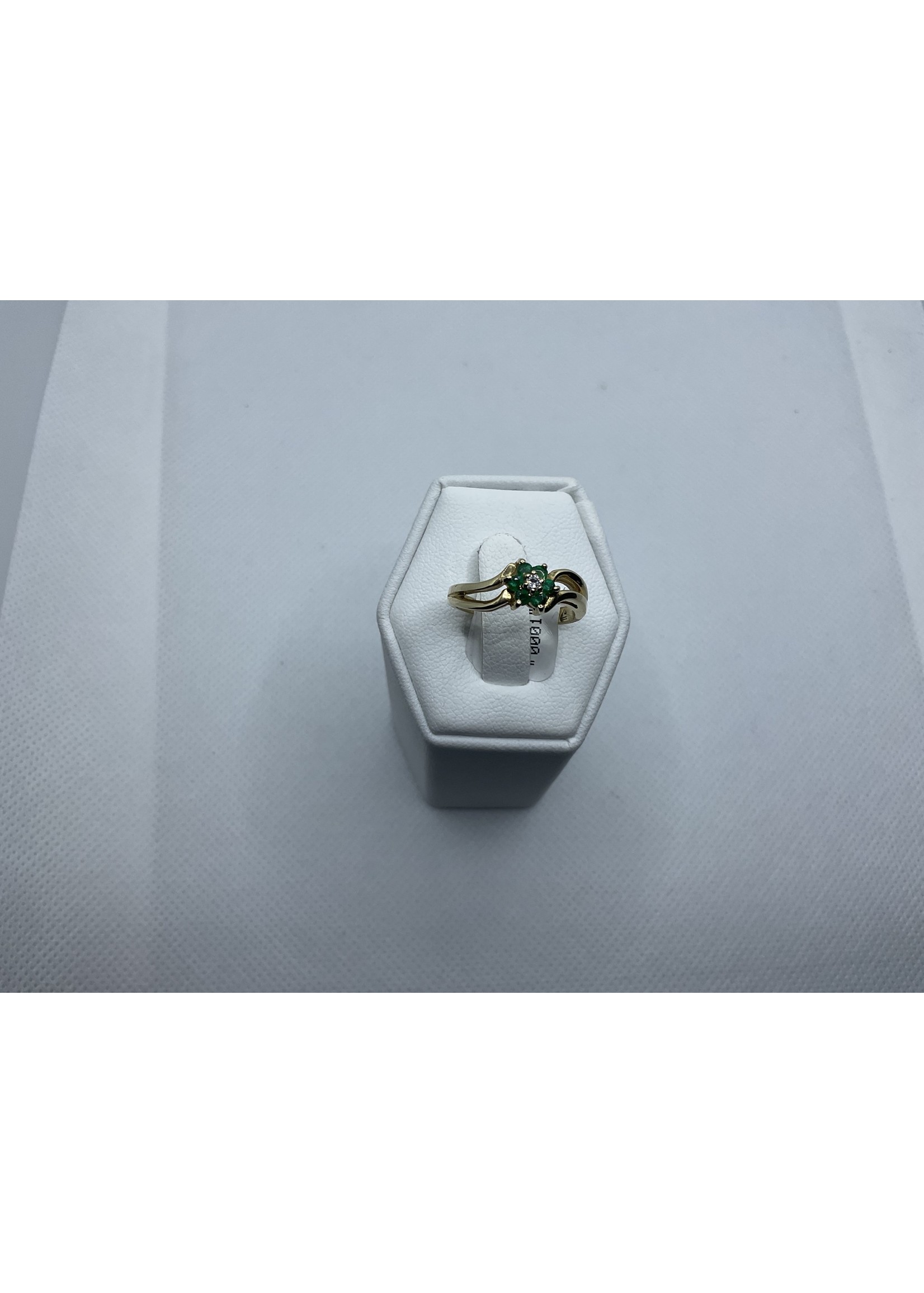 Jordans Tulip Diamond and Emerald Cluster