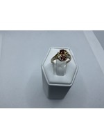 Jordans 2 Garnet and Diamond Swirl Ring