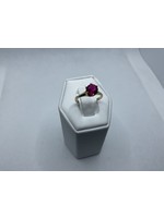 Jordans Ruby Solitaire Birthstone Ring 10k July