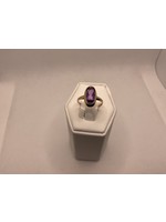 Jordans Amethyst Birthstone Oval Antique Ring 10k