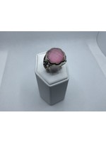 Jordans Pink Floral Genuine Stone Sterling Ring