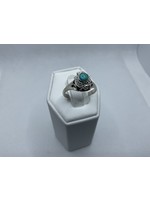 Jordans Genuine Turquoise Small Poison Ring Sterling 9.5