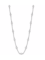 Sterling By the Yard CZ Necklace
