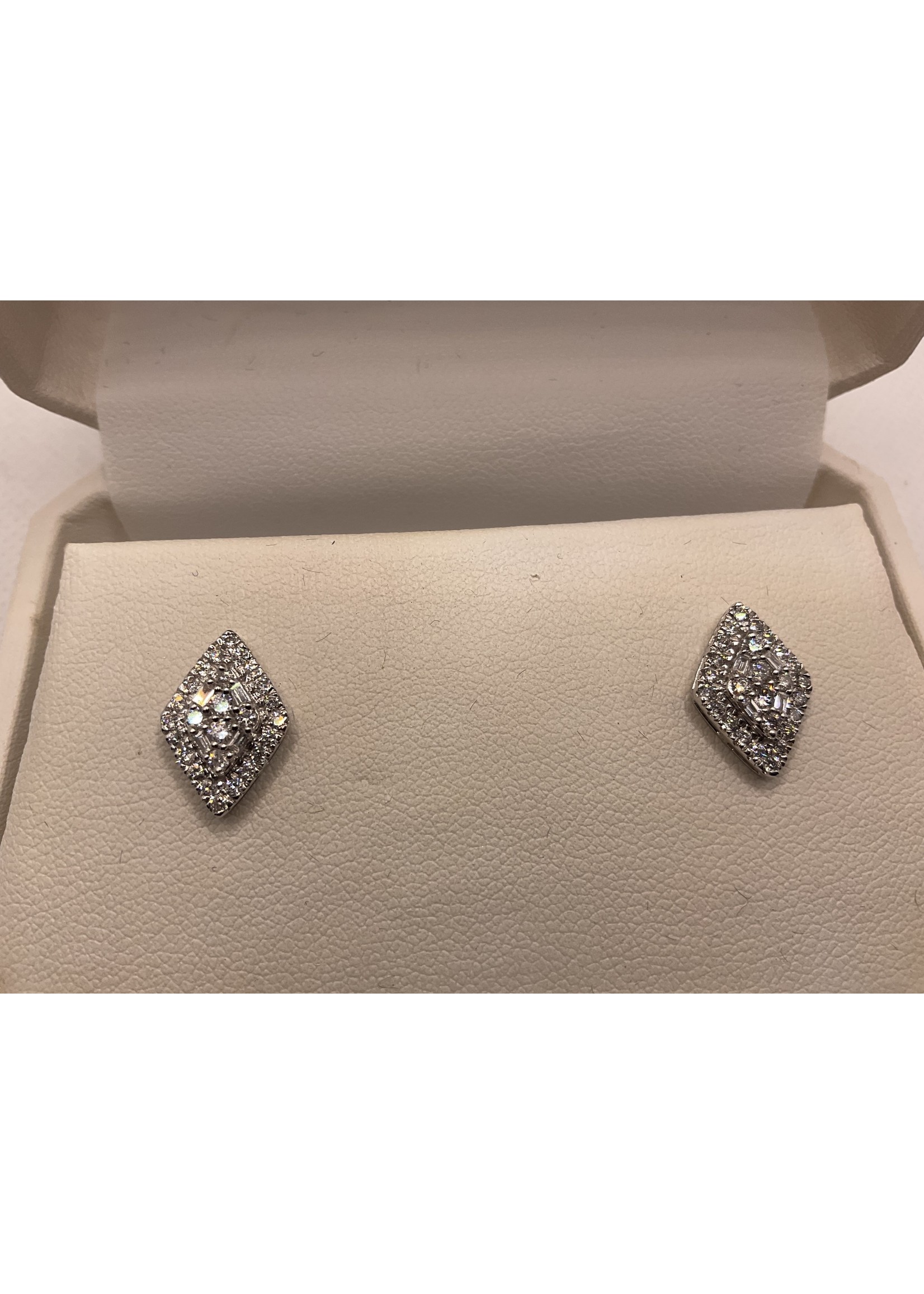 Jordans Chic Diamond Cluster Earrings 10k