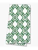 Jordans Green Bamboo Trellis Tea Towel