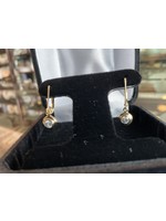 Jordans Diamond Earring Bezel Set 14K