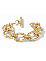 Julie Vos Catalina Link Bracelet Gold Pearl