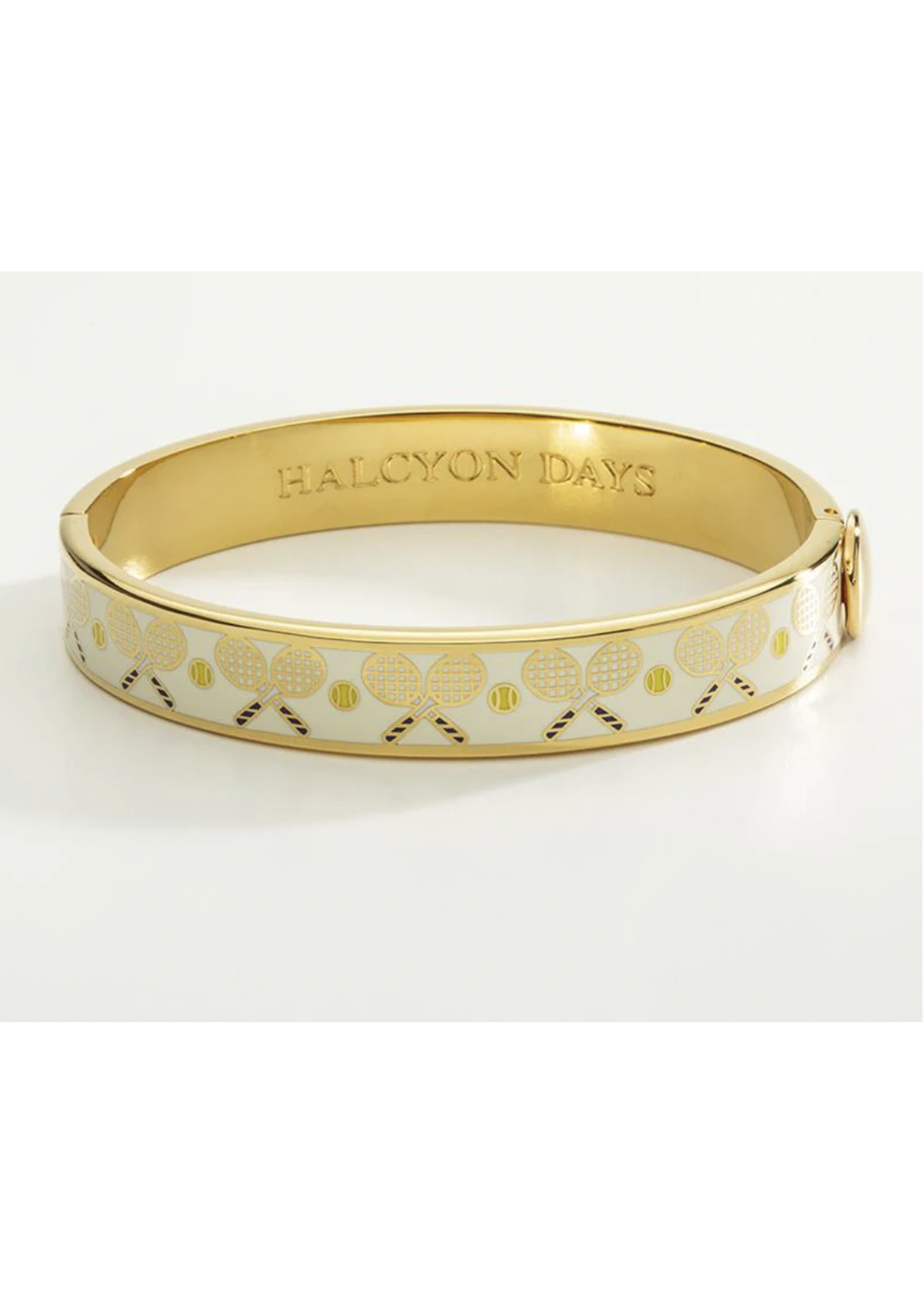 Halcyon Days Tennis Cream Hinged