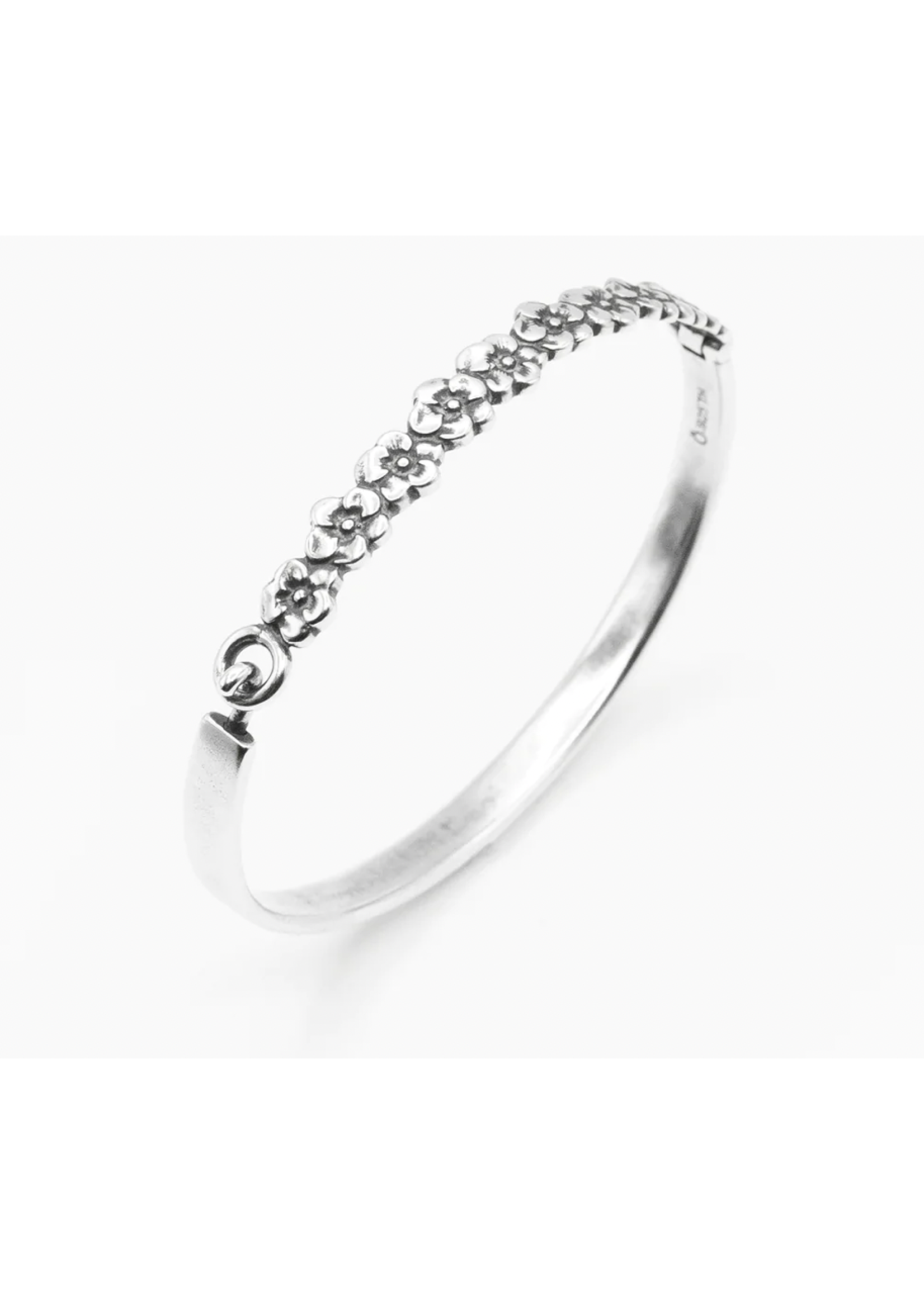 Jordans Slim Forget Me Not Bangle -  Hinged