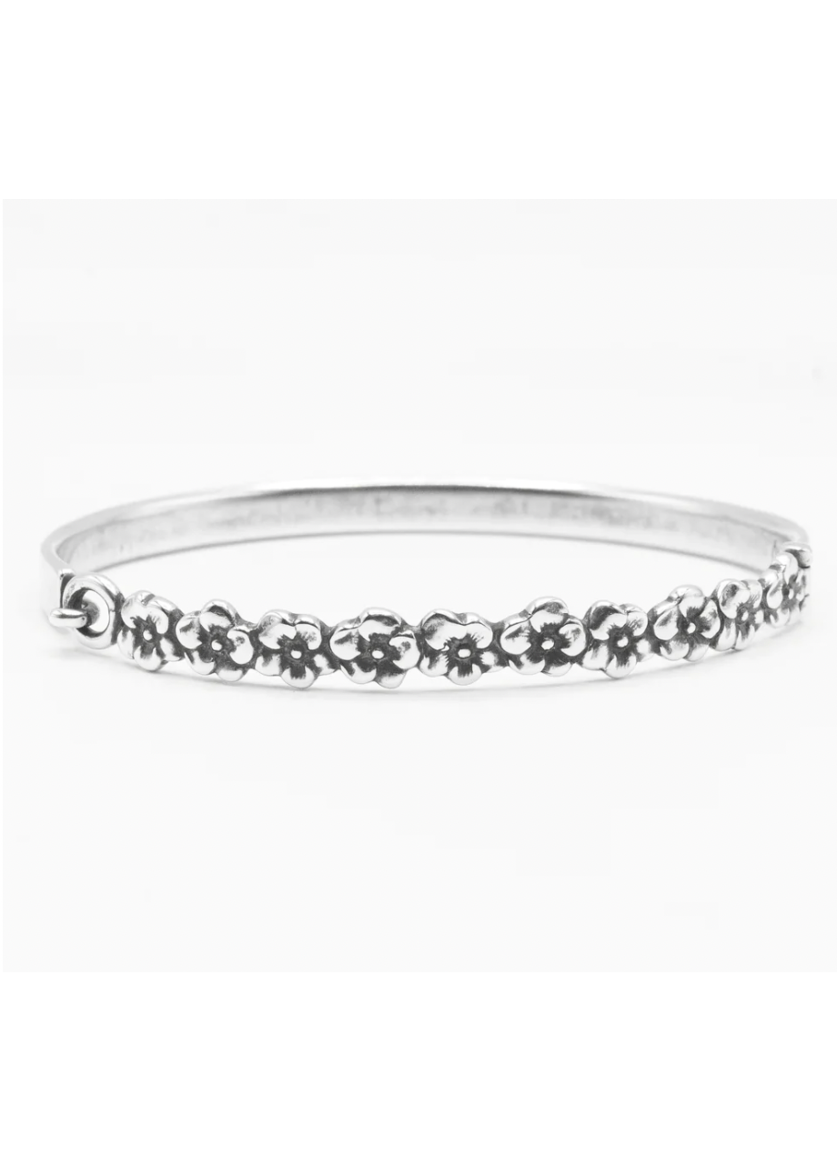 Jordans Slim Forget Me Not Bangle -  Hinged