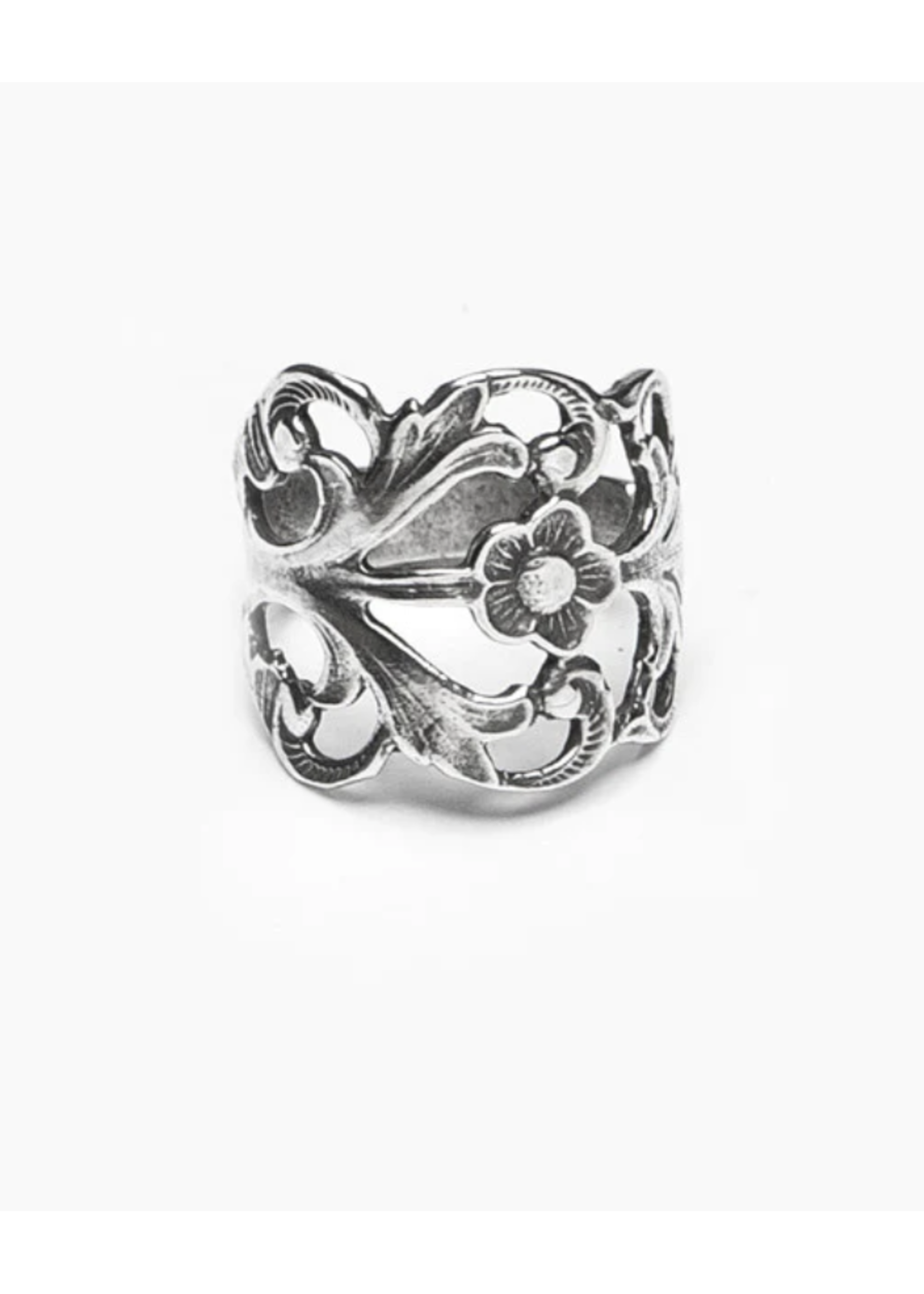 Jordans Forget Me Not Decor Spoon Ring