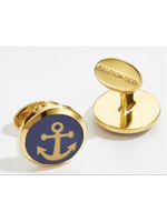 Halcyon Days Anchor Gold Cufflinks