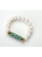 Wendy Perry Designs Bamboo Jade Bracelet