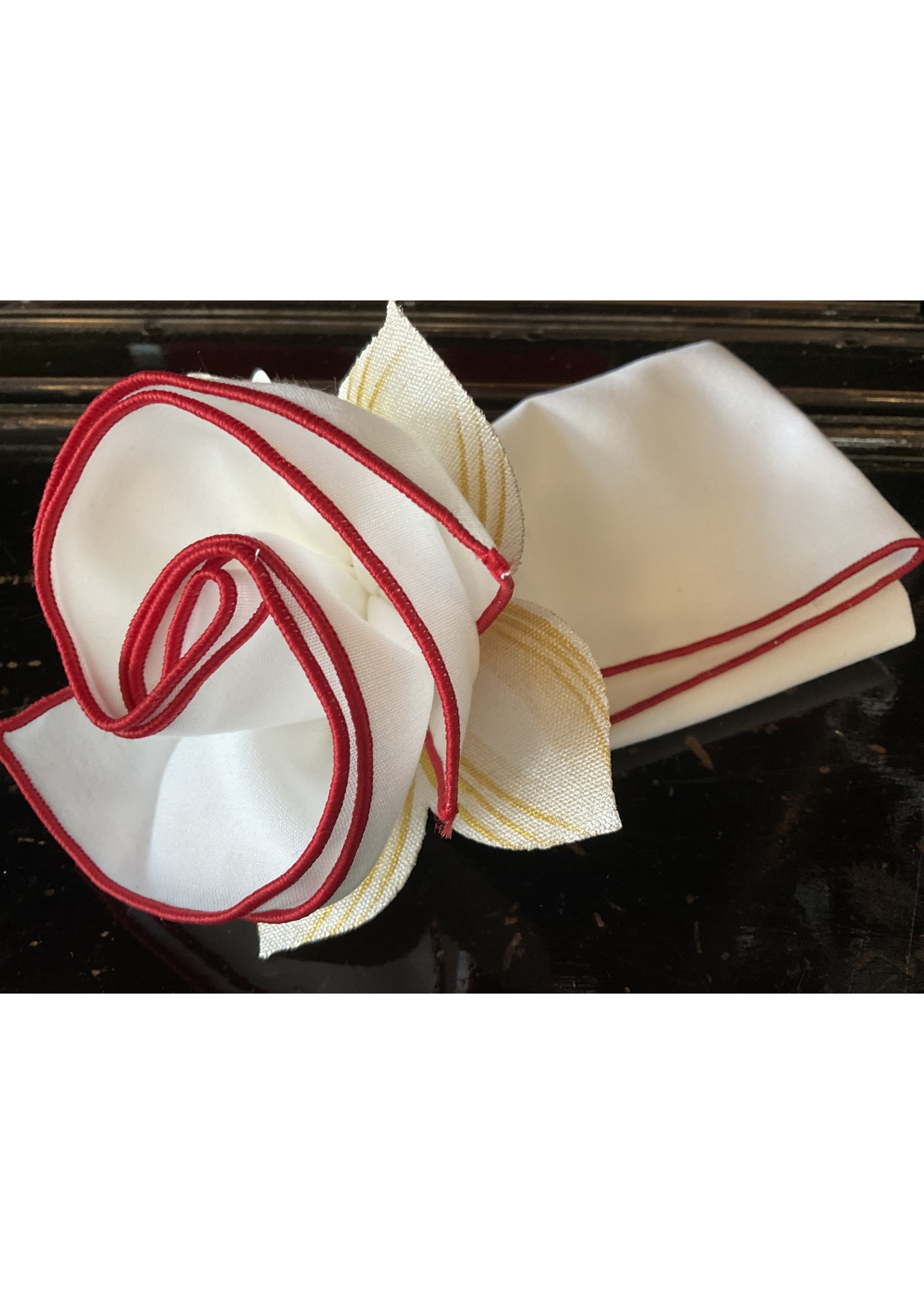 Jordans Red Trim Napkin