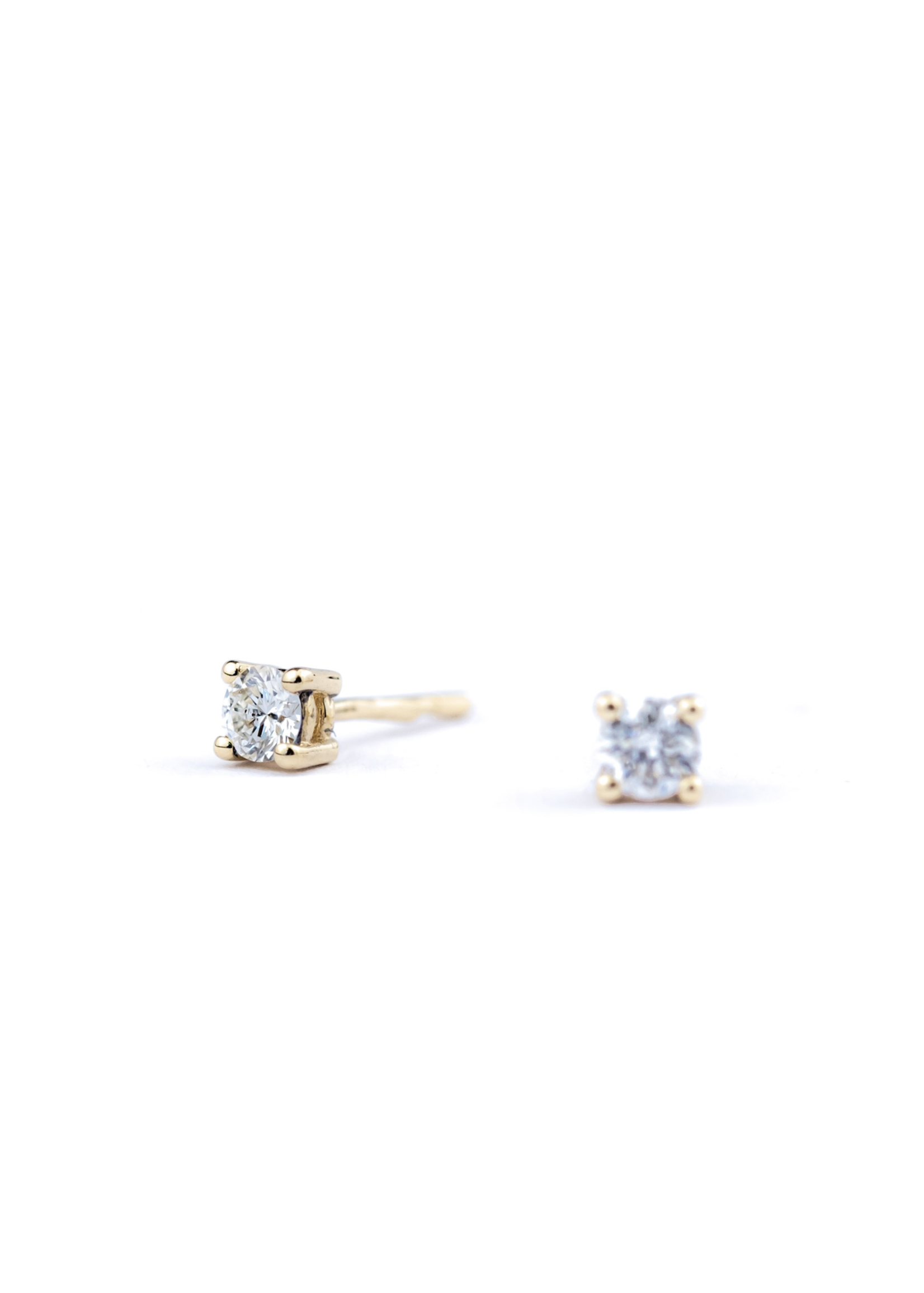 Shelton Metal Diamond Prong Set 14k 1888 Collection